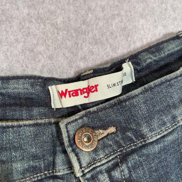 Wrangler Mens Jeans 38x30 Straight Fit Medium Wash - Picture 3 of 7